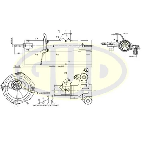 АМОРТИЗАТОР NIS PRIMERA 02- ПЕР L G.U.D GSA331015