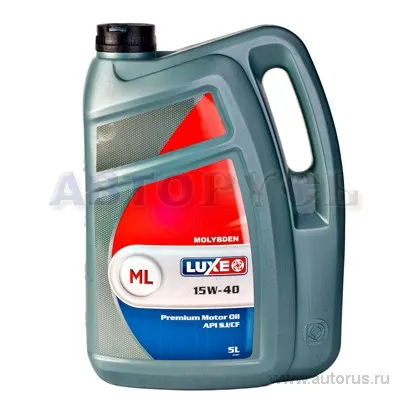 Масло моторное Luxe Molybden 15W-40 минеральное 5 л 310