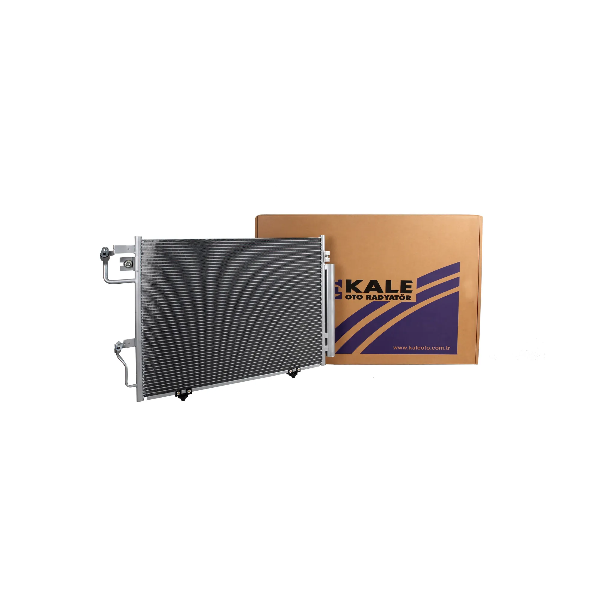 Радиатор кондиционера Mitsubishi Pajero IV (06-) паяный KALE 350635