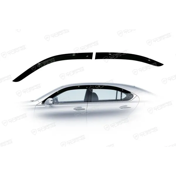 Дефлектора на окна Lexus LS IV 2007-2012,2012EuroStandard деф.окон Cobra Tuning LE21107