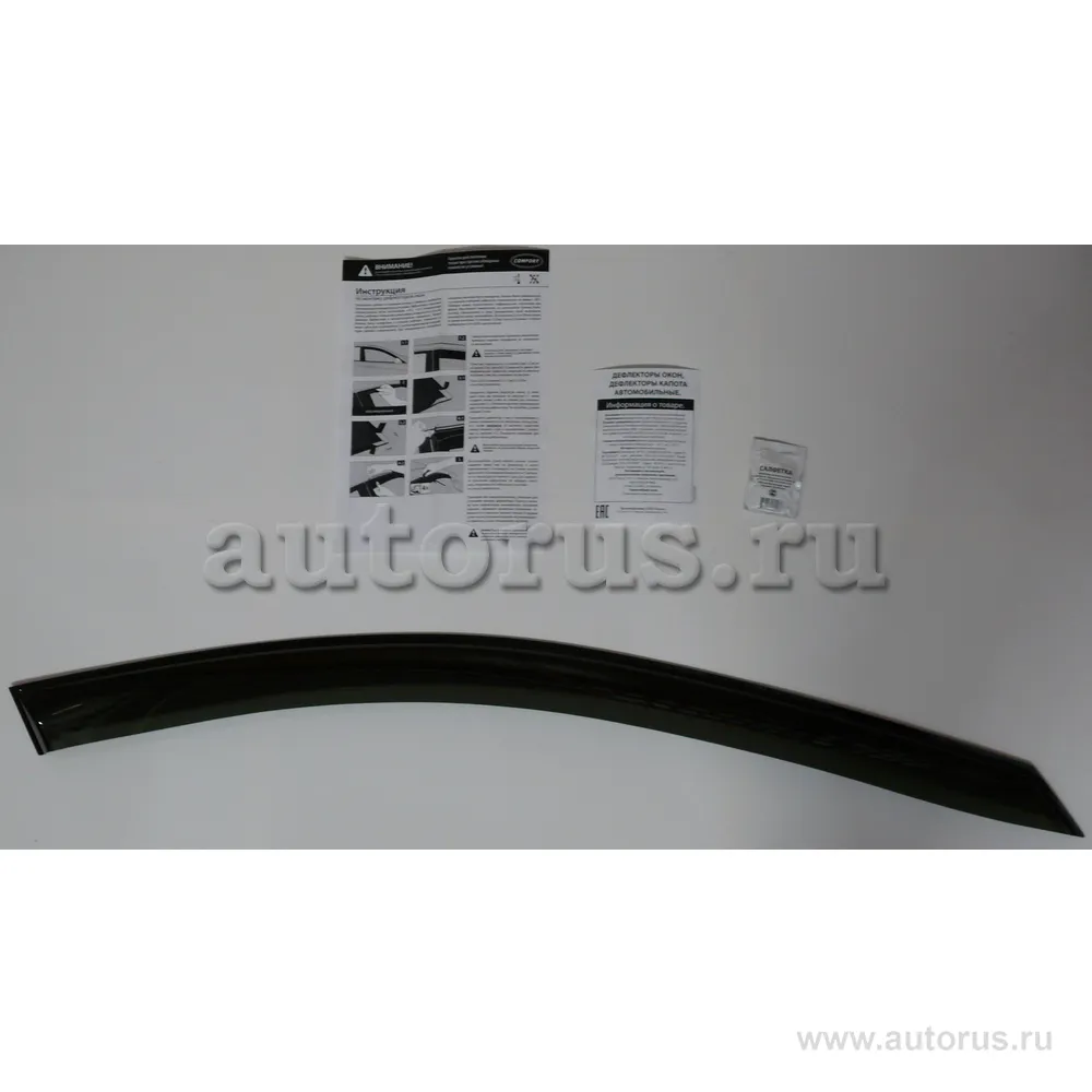 Дефлектор окна Volkswagen Jetta VI (162) передний правый 1шт 2010- COMFORT 51.14.503.DFR