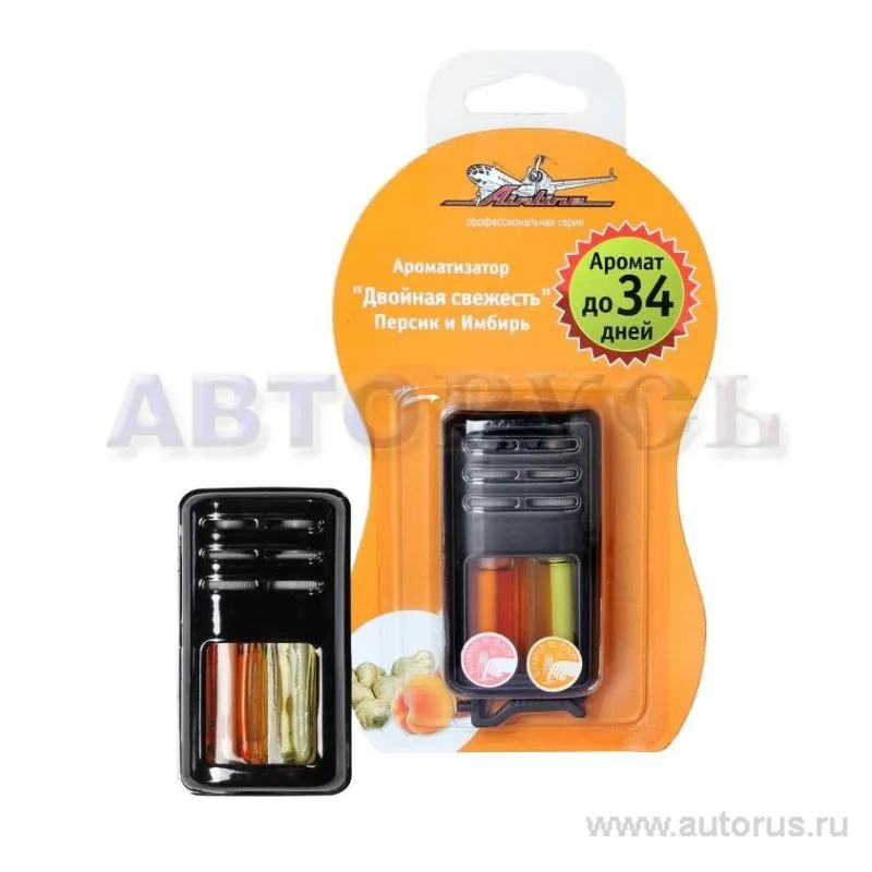 Ароматизатор на дефлектор гелевый Цветок кинг кар AIRLINE AF-D02-KC