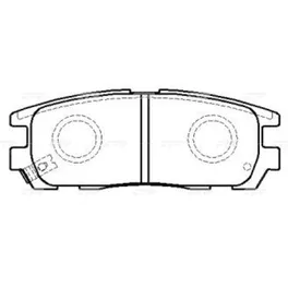 Тормозные колодки CTR CKIS-24