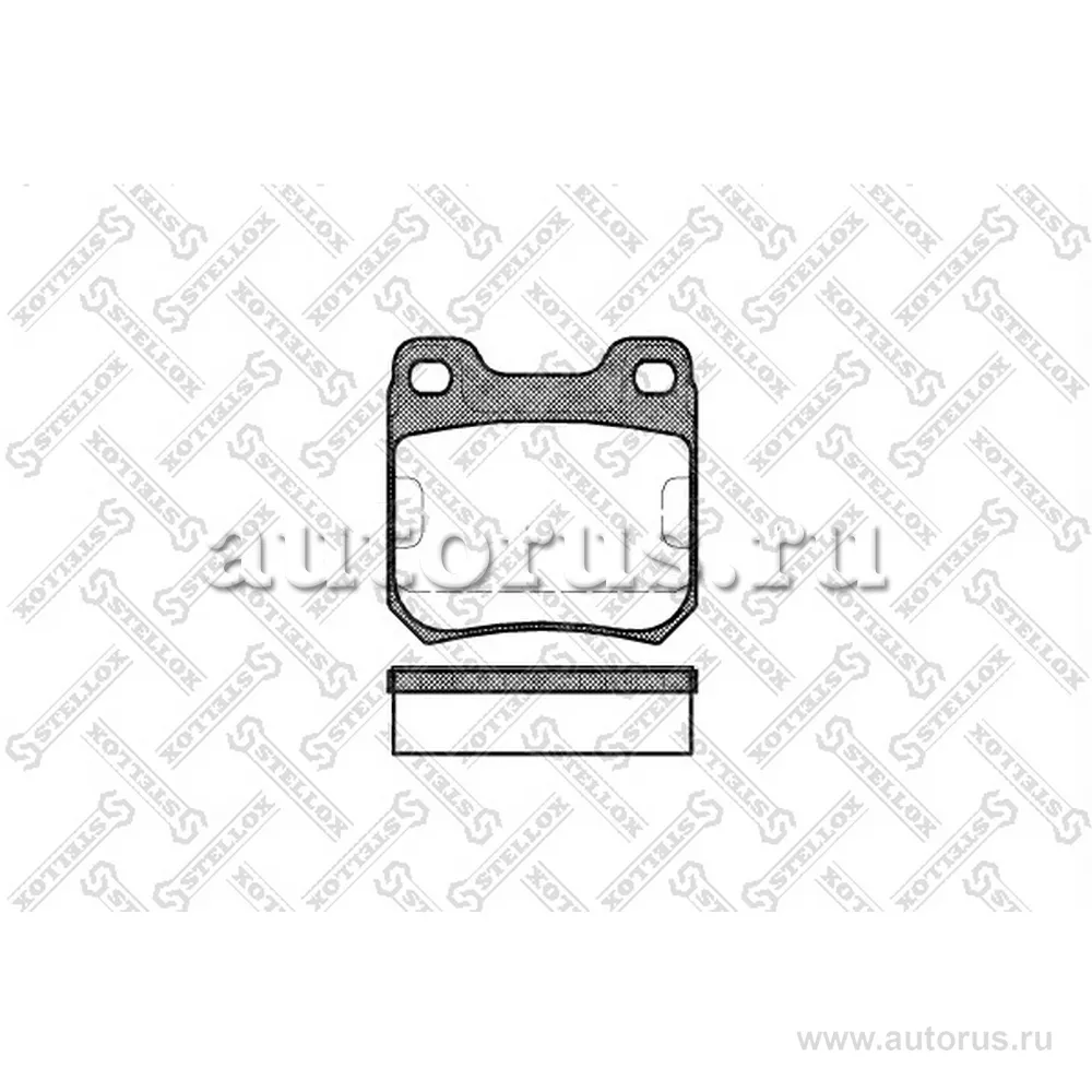Колодки дисковые з. Opel Omega/Caravan 2.0-3.6/2.3D- STELLOX 250 040-SX