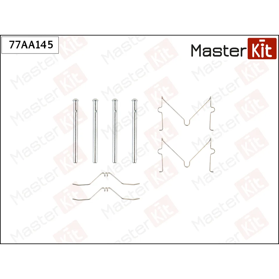 Комплект установочный тормозных колодок Mazda 323 C IV (BG) 1989 - 2000 MASTERKIT 77AA145