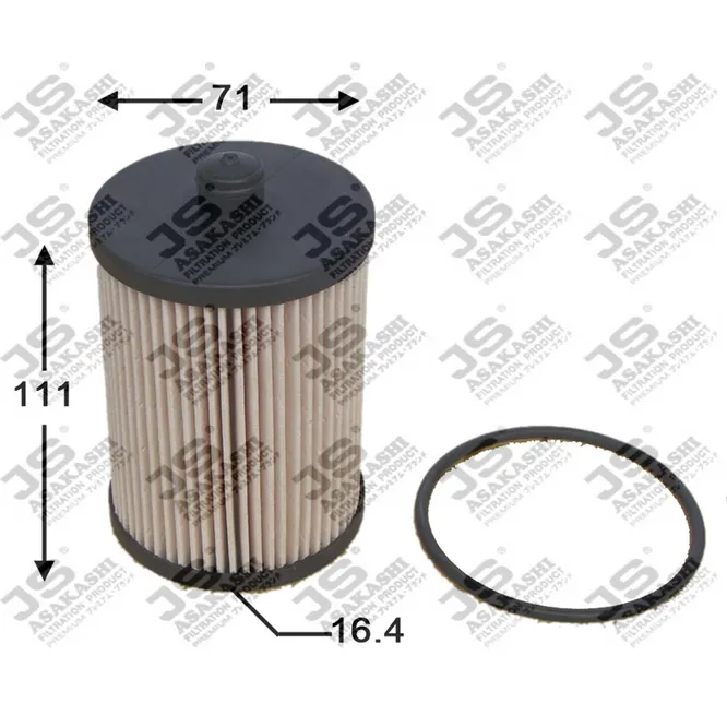 Фильтр топливный для VAG 2D0127159 JS ASAKASHI FE0008