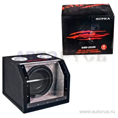 Сабвуфер SUPRA SRD-253A, 25 см , активный, оргстекло