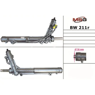 Рейка с Г/У восстановленная BMW X5 E-53 1999-2007 MSG BW 211R
