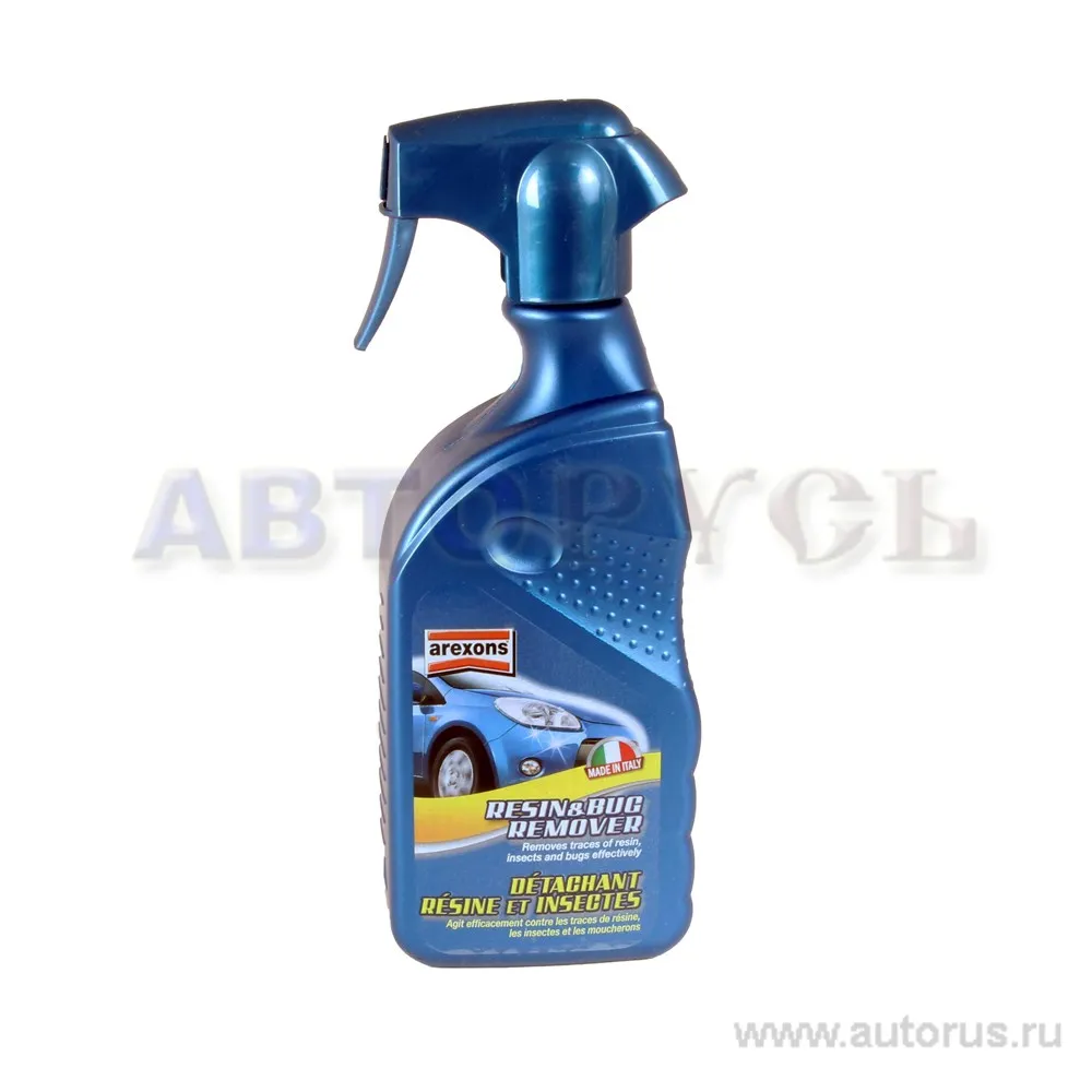 Средство для удаления следов насекомых и смолы 500 мл AREXONS Resin&Bug remover. триггер спрей . 500 мл.