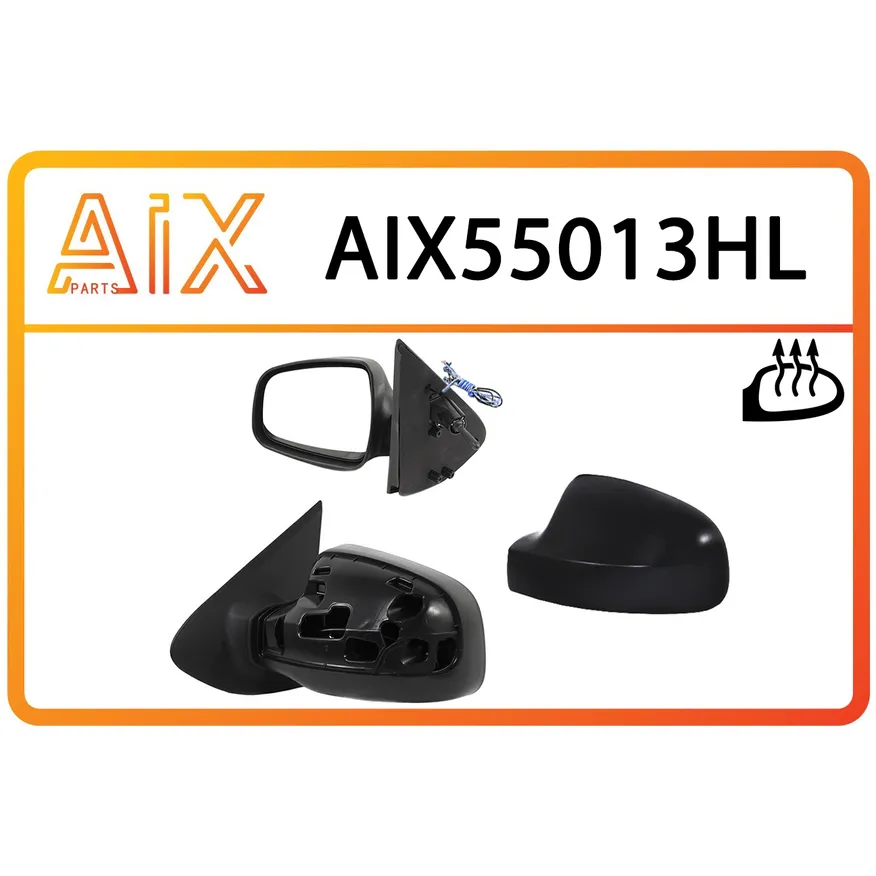 Зеркало мех. съемная облицовка с подогревом левое aix55013hl/ 963023249r AIX AIX55013HL