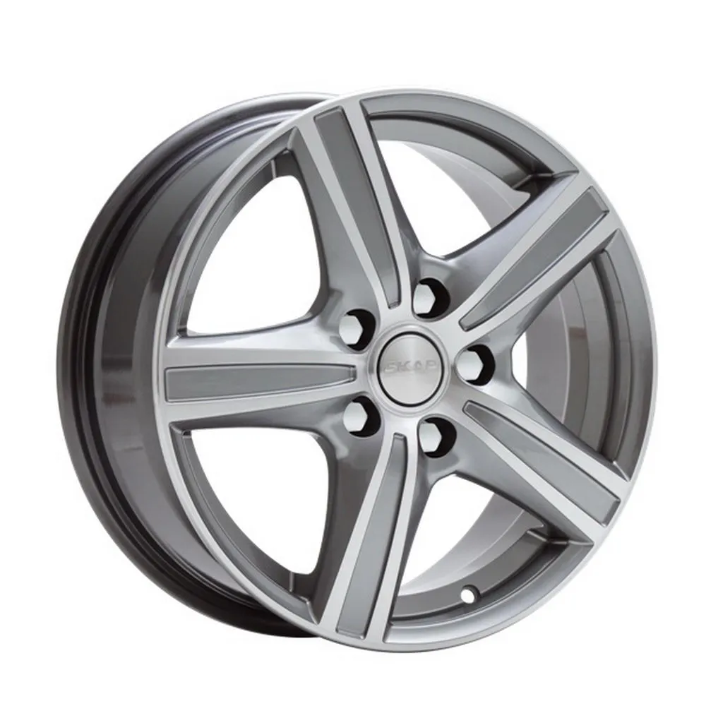 Диск литой R16 6.5J 5x110/65.1 ET37 СКАД Адмирал алмаз грей 158 00 35