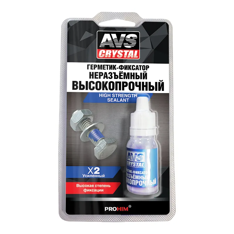 Герметик! фиксатор анаэробный высокопрочный 6 мл AVS A78357S