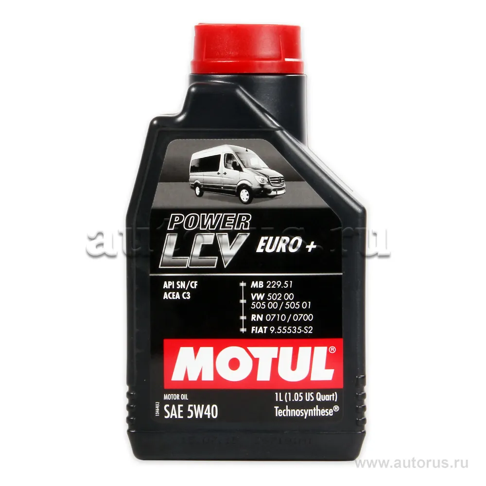 Масло моторное Motul Power LCV Euro+ 5W-40 синтетическое 1 л 106131