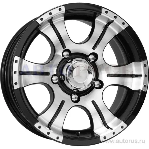 Диск литой R15 7J 5x139.7/110.1 ET-5 КИК Байконур алмаз мэт 14143