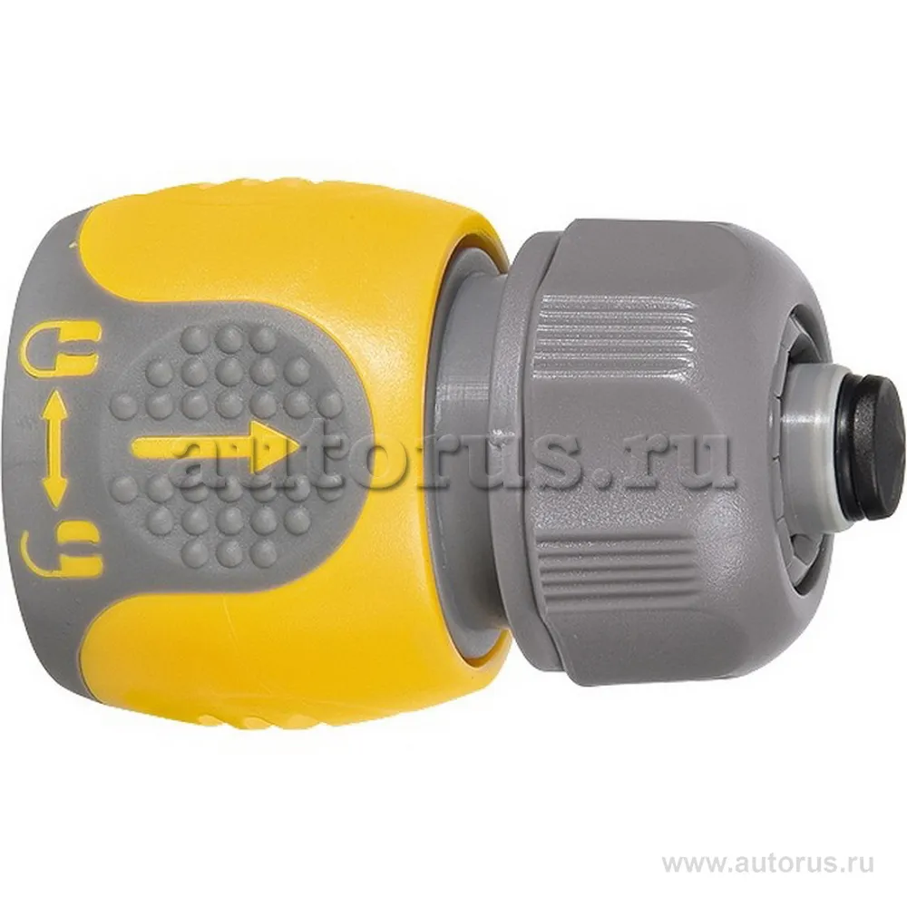 Соединитель для шланга 1/2, аквастоп, двухкомпонентный PALISAD 66244