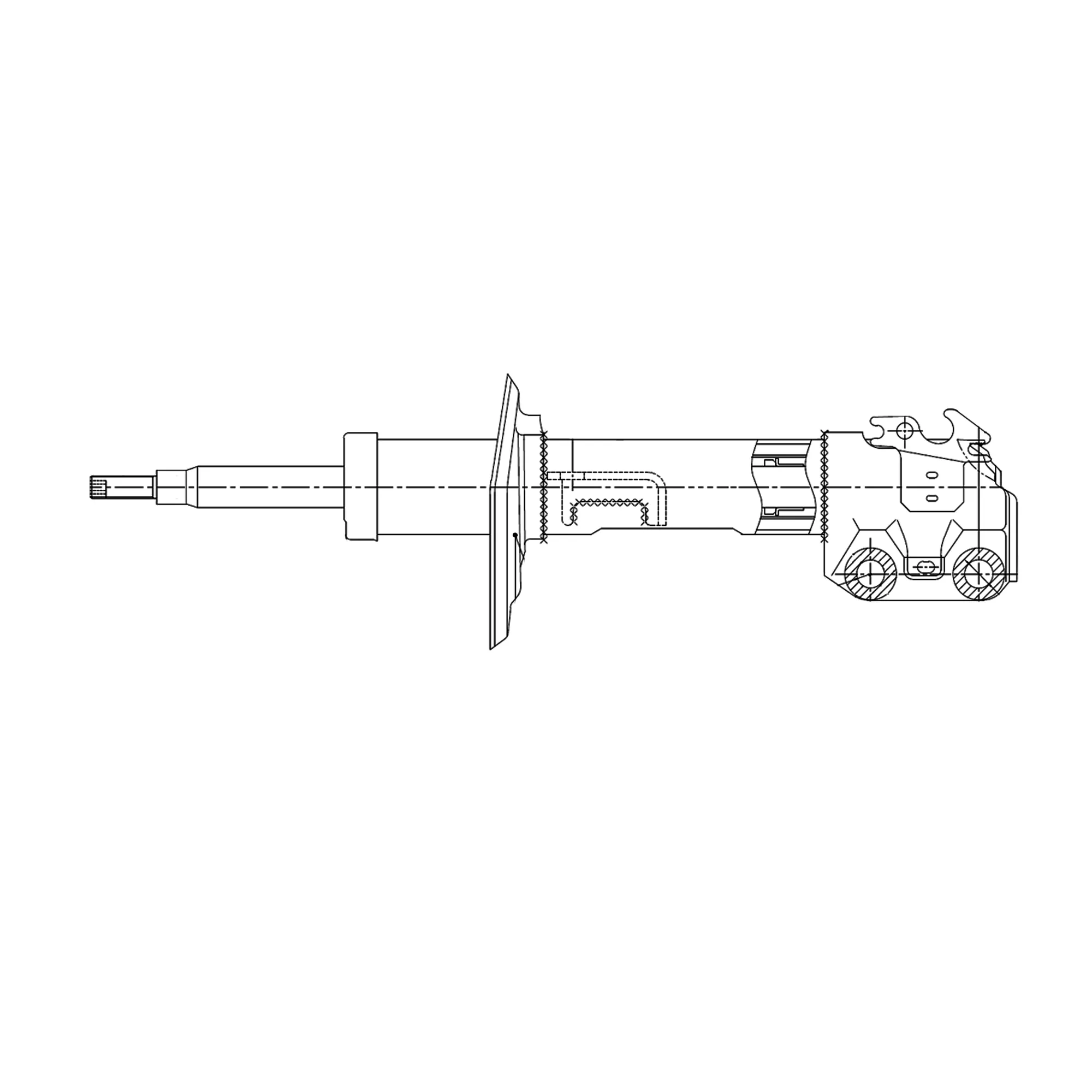 Амортизатор подвески TOYOTA Yaris 2006 ~ / Vitz 2006 ~ / Vios 2006 ~ / CTR GY1553G
