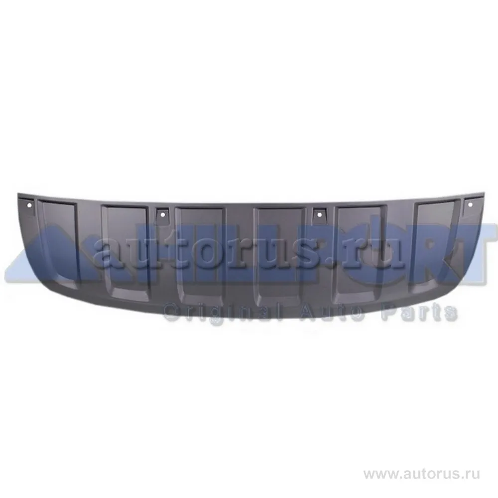 Защита под перед бампер Q7 10-15 черная Soul HILLPORT AHP2424
