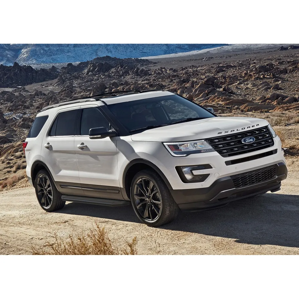 Порог-площадка Premium-Black A193ALB + комплект крепежа, RIVAL, Ford Explorer 2011-2015- Ford Explorer V 2011-2015 2015-2017 2017- 2010-201 A193ALB.1802.1