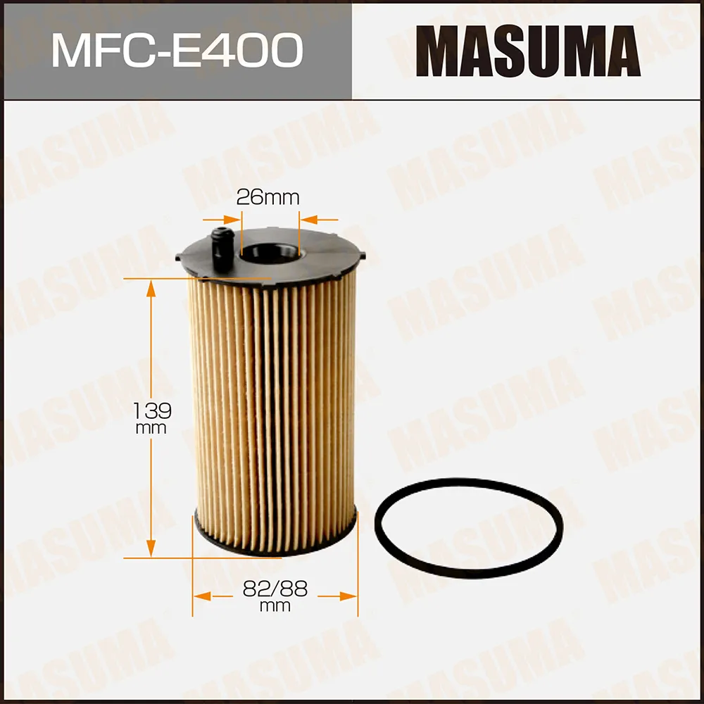 Фильтр масляный CITROEN C5 C6, PEUGEOT 407 607 2.7D 04 MASUMA MFC-E400