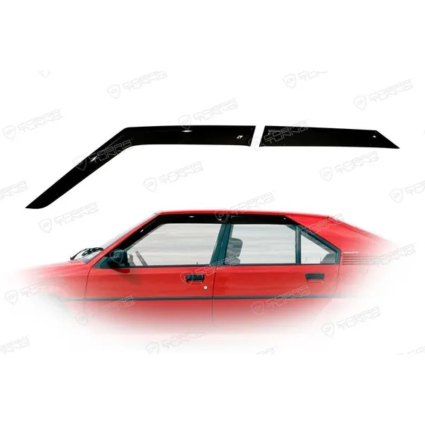 Дефлектора на окна Citroen BX Hb 1986-1993EuroStandard деф.окон Cobra Tuning CE42586