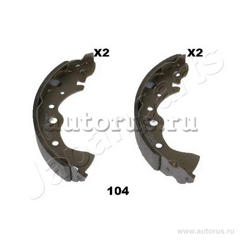 Колодки барабанные NISSAN Almera Classic 2006-> JAPANPARTS GF-104AF