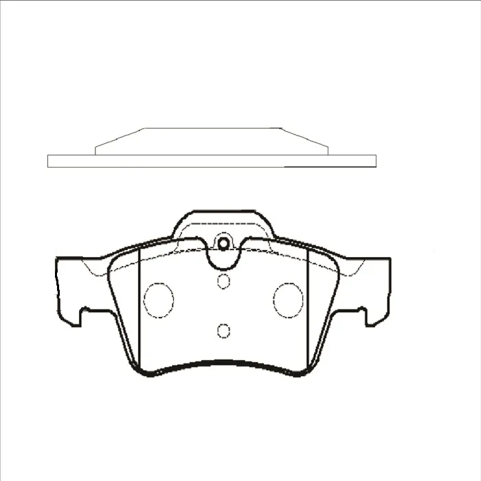 Колодки задние MB ML(W164)/GL(X164) 04 CKBZ53 CTR GK0080