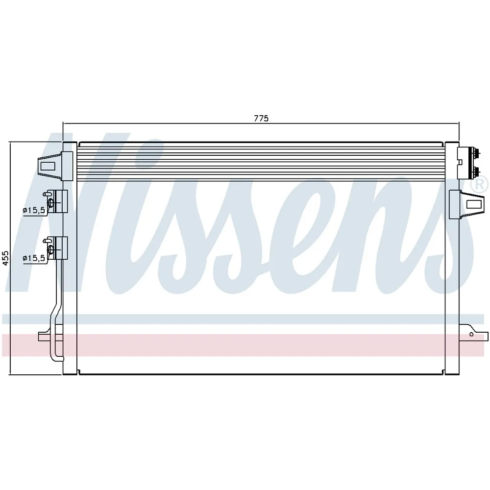Радиатор конд NISSENS 94929