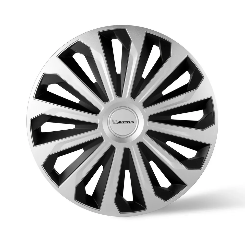 Колпаки колесные MICHELIN 16, Космо, цвет: серебристо-черный, 4 шт. Michelin 300272 Michelin 300272