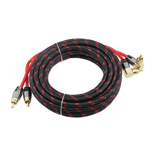 Кабель межблочный профессиональный 2RCA - 2RCA ,5 м, чистая медь URAL RCA -DB5M