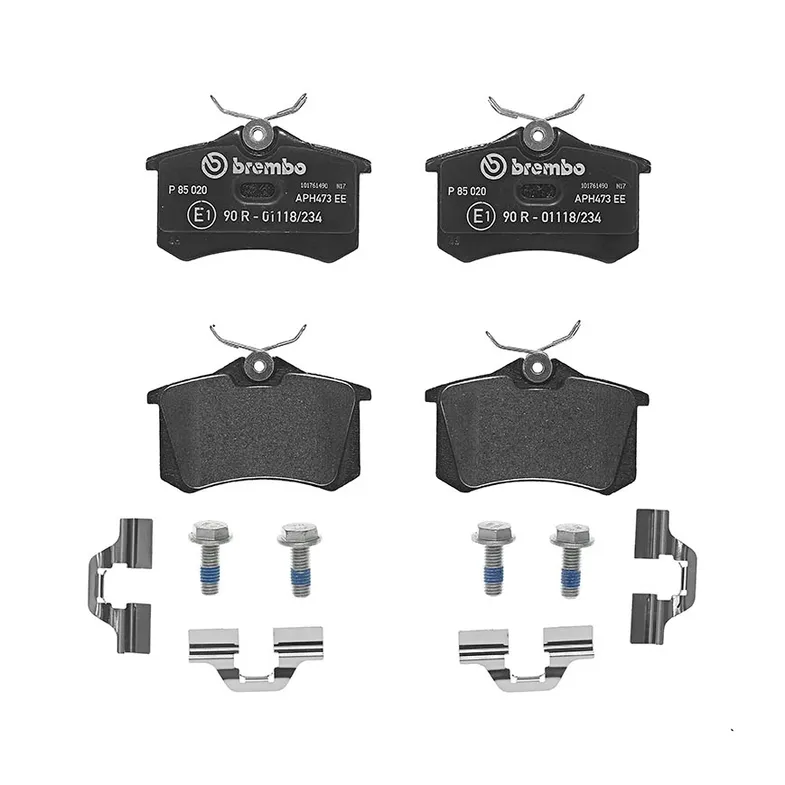 Колодки тормозные задние BREMBO P85020
