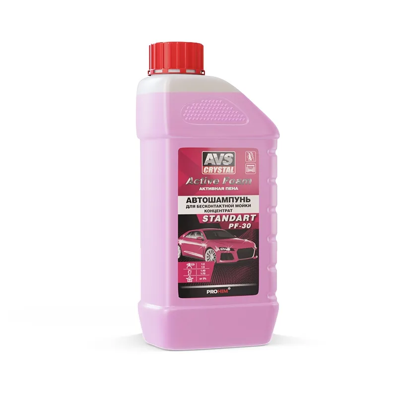 Автошампунь AVS Active Foam STANDART 12-5 (1л) PF-30 A07539S