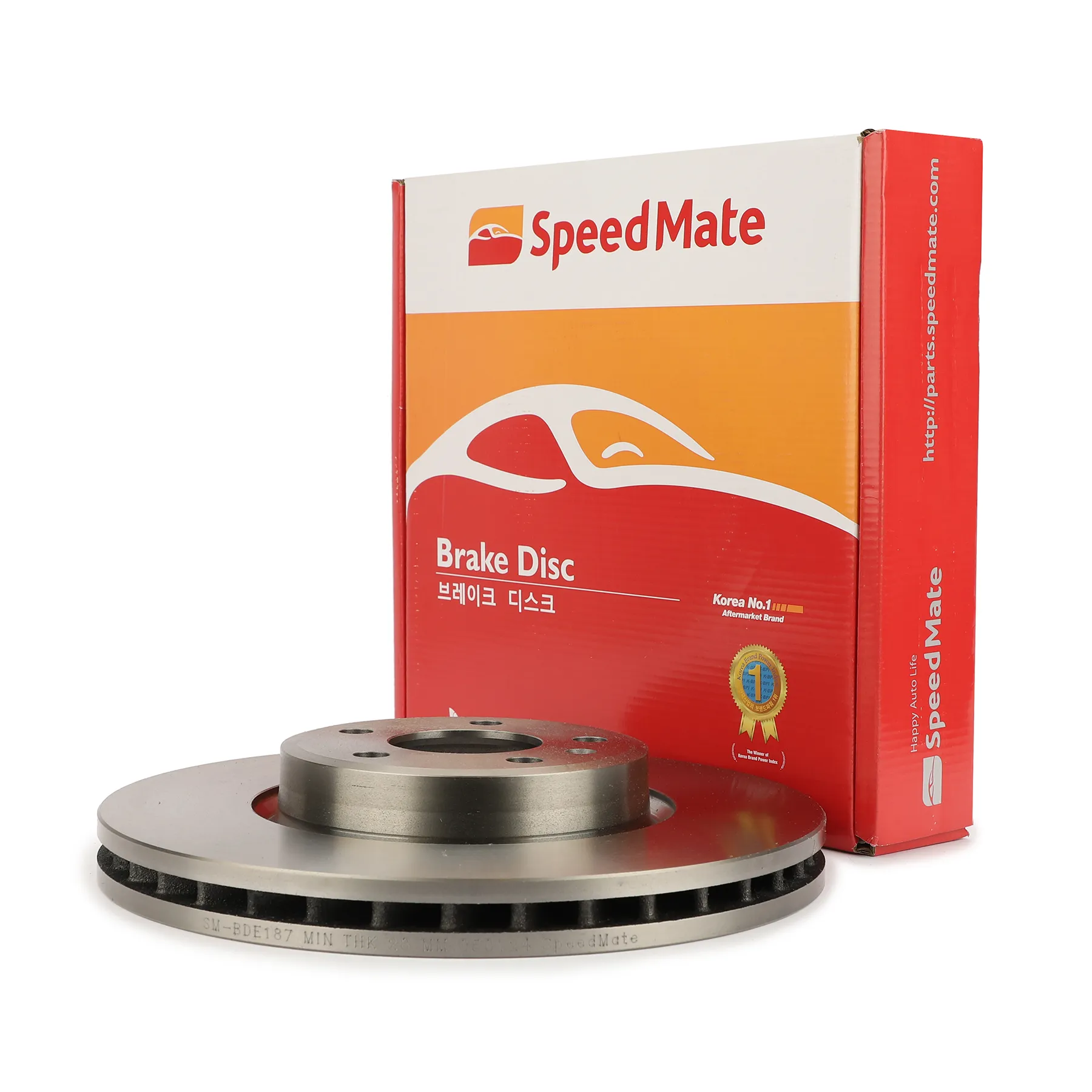 Диск тормозной передний AUDI A4,A5,A6,A7,Q5 SPEEDMATE SM-BDE187