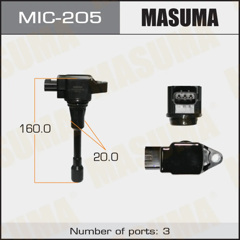 Катушка зажигания NISSAN BLUEBIRD SYLPHY MASUMA MIC-205