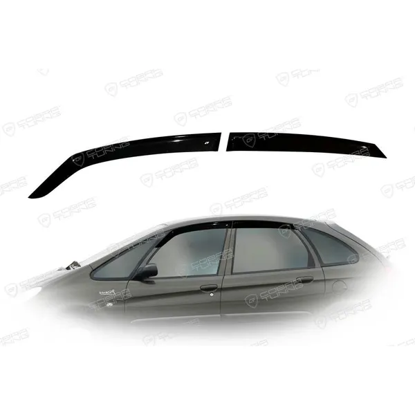 Дефлекторы боковых окон Citroen Xsara Picasso 2000-2009 Cobra tuning C40700