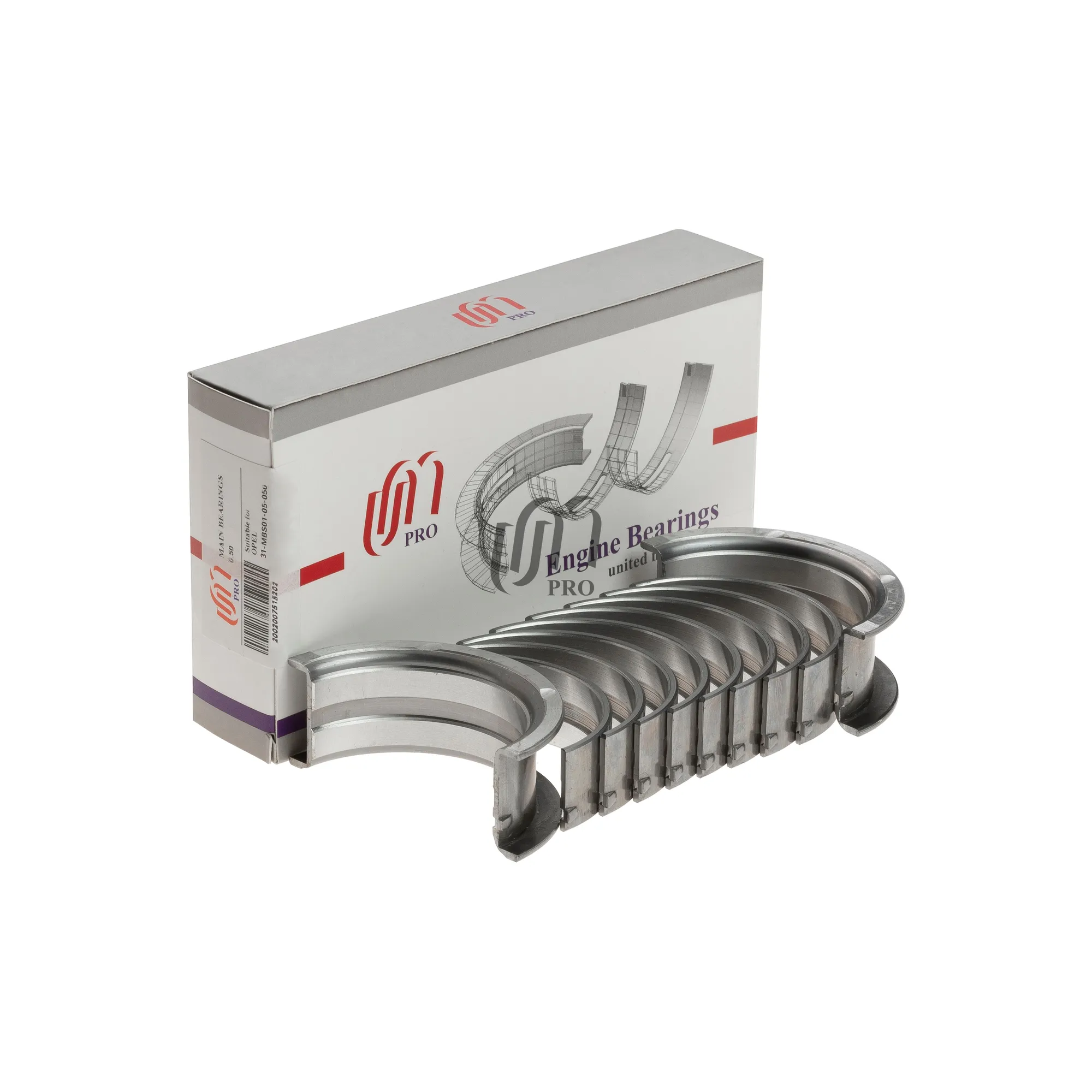 Вкладыши коренные 0.50 OPEL C16SE, X14XE, Z16LE (FL O S 0.25MM) UM UNITED MOTORS UMPRO 31MBS0105050