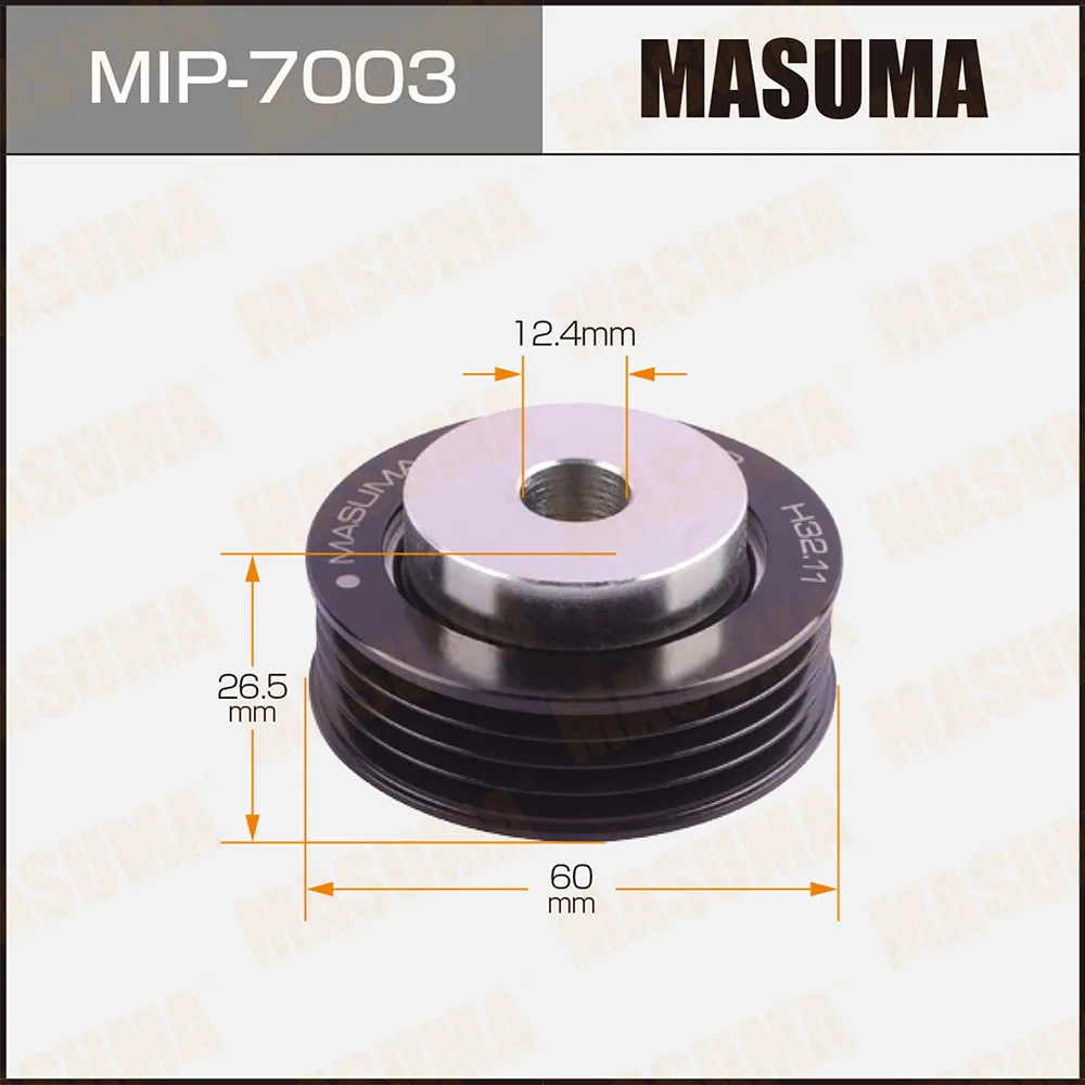 Ролик натяжителя ремня привода навесного оборудования MASUMA MIP7003