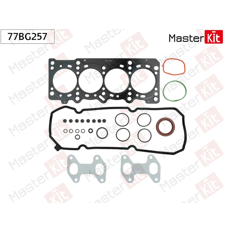 Комплект прокладок FIAT 169A4, 199A7 MASTERKIT 77BG257