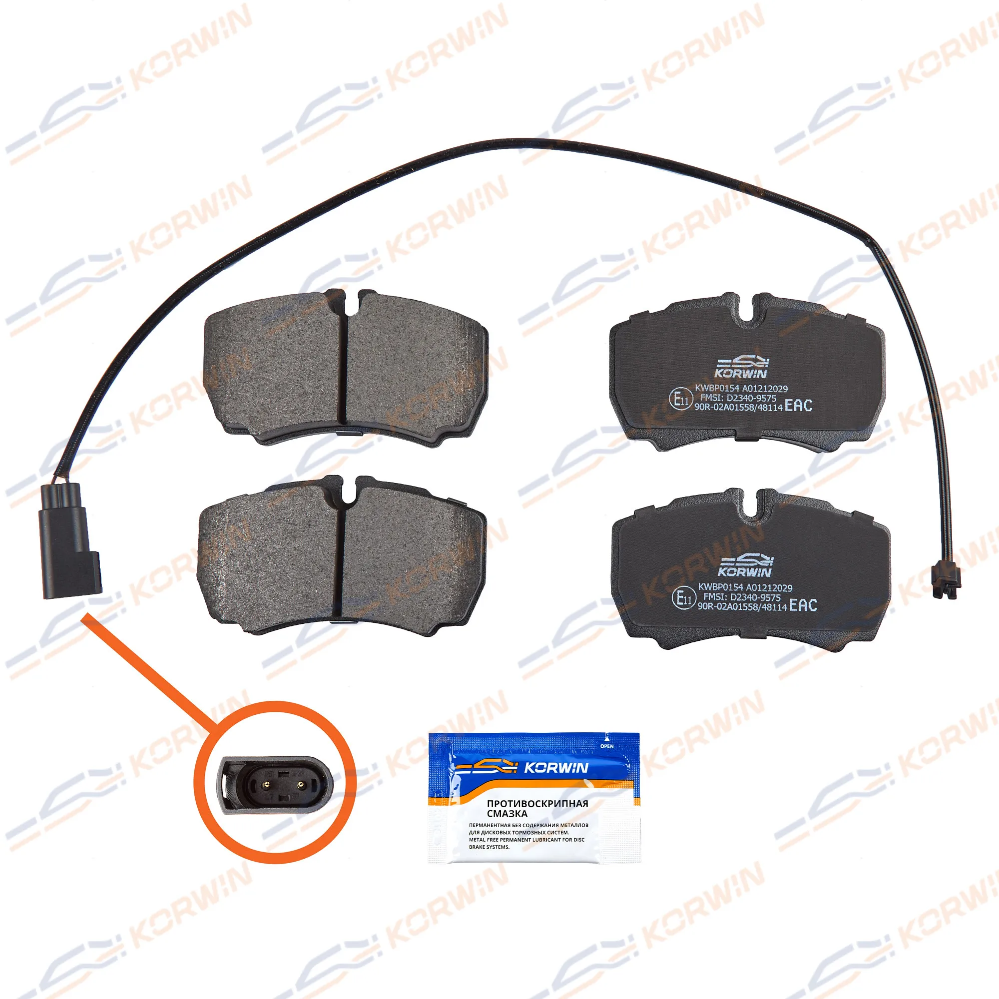 Колодки тормозные зад. Ford Transit/Tourneo 06-/Iveco Daily III-VI (97-16) KORWIN KWBP0154
