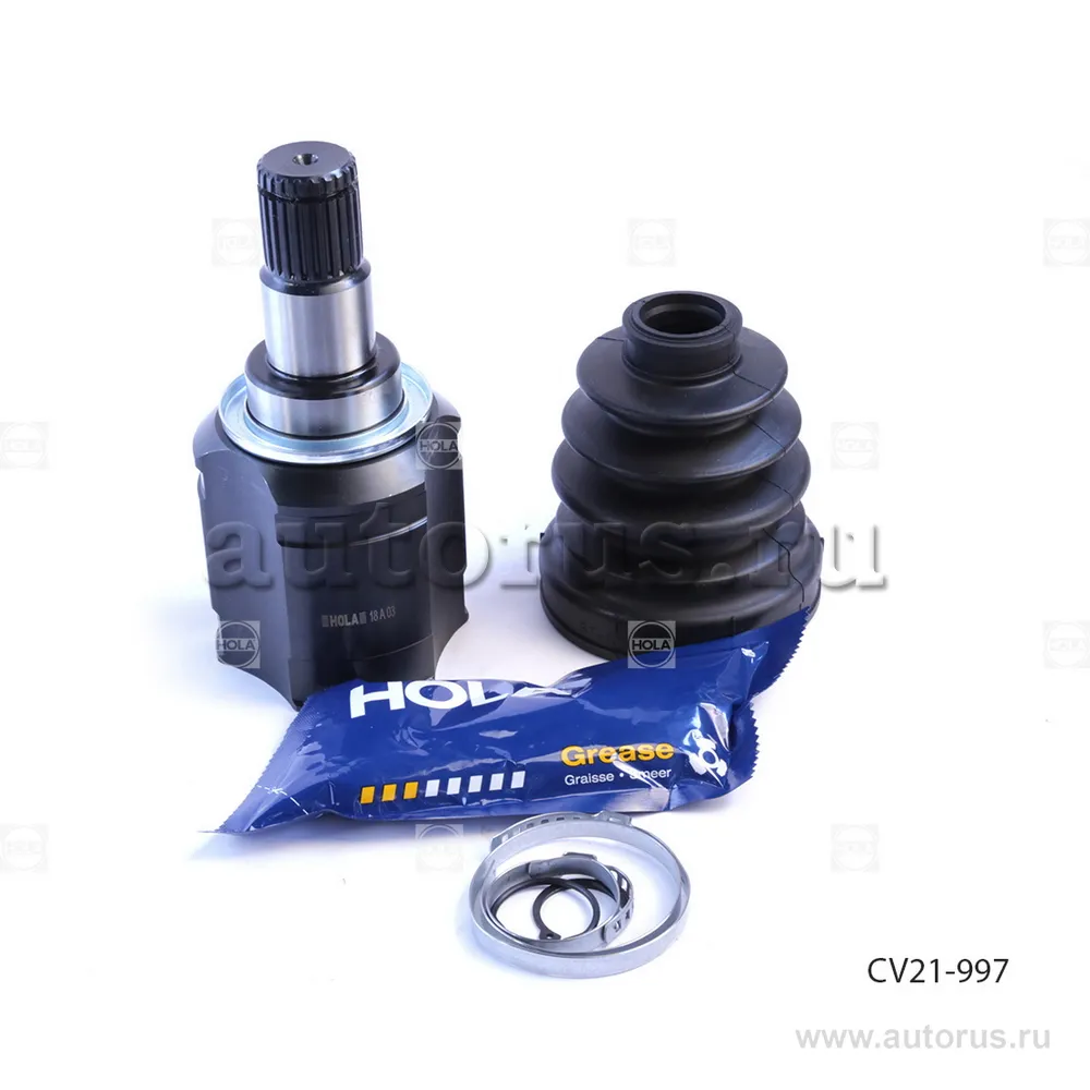 ШРУС внутренний 24/27 шл., левый TOYOTA Camry (V30,V40,V50), Rav 4 (III/IV), Previa HOLA CV21-997