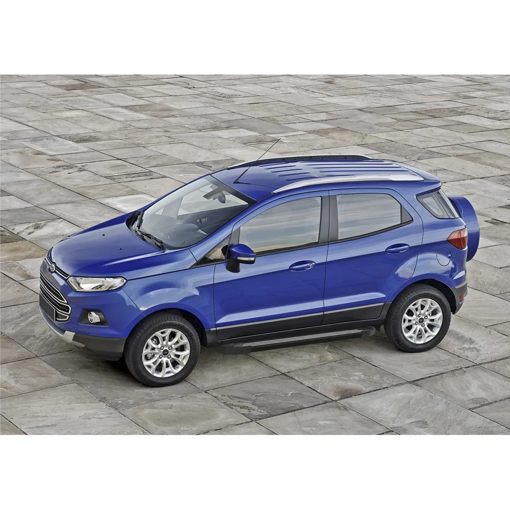Порог-площадка Black F160ALB + комплект крепежа, RIVAL, Ford Ecosport 2014- Ford Ecosport 2014-2018 2018- F160ALB.1806.1
