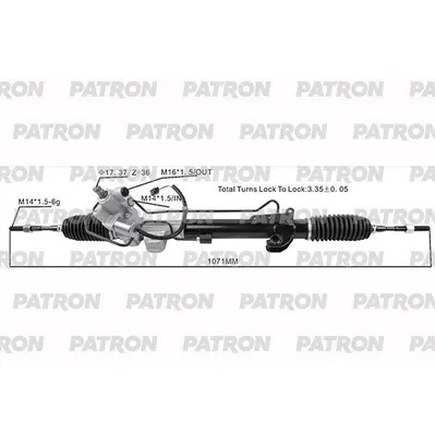 Рейка Рулевая NISSAN TEANA 2.0L/2.5L 2008- NISSAN ALTIMA 2007-20 PATRON PSG3260