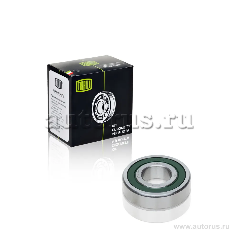 Подшипник полуоси для а/м Лада 2101 (шарик. одноряд.) (6306) (СТ 630) TRIALLI CT 630