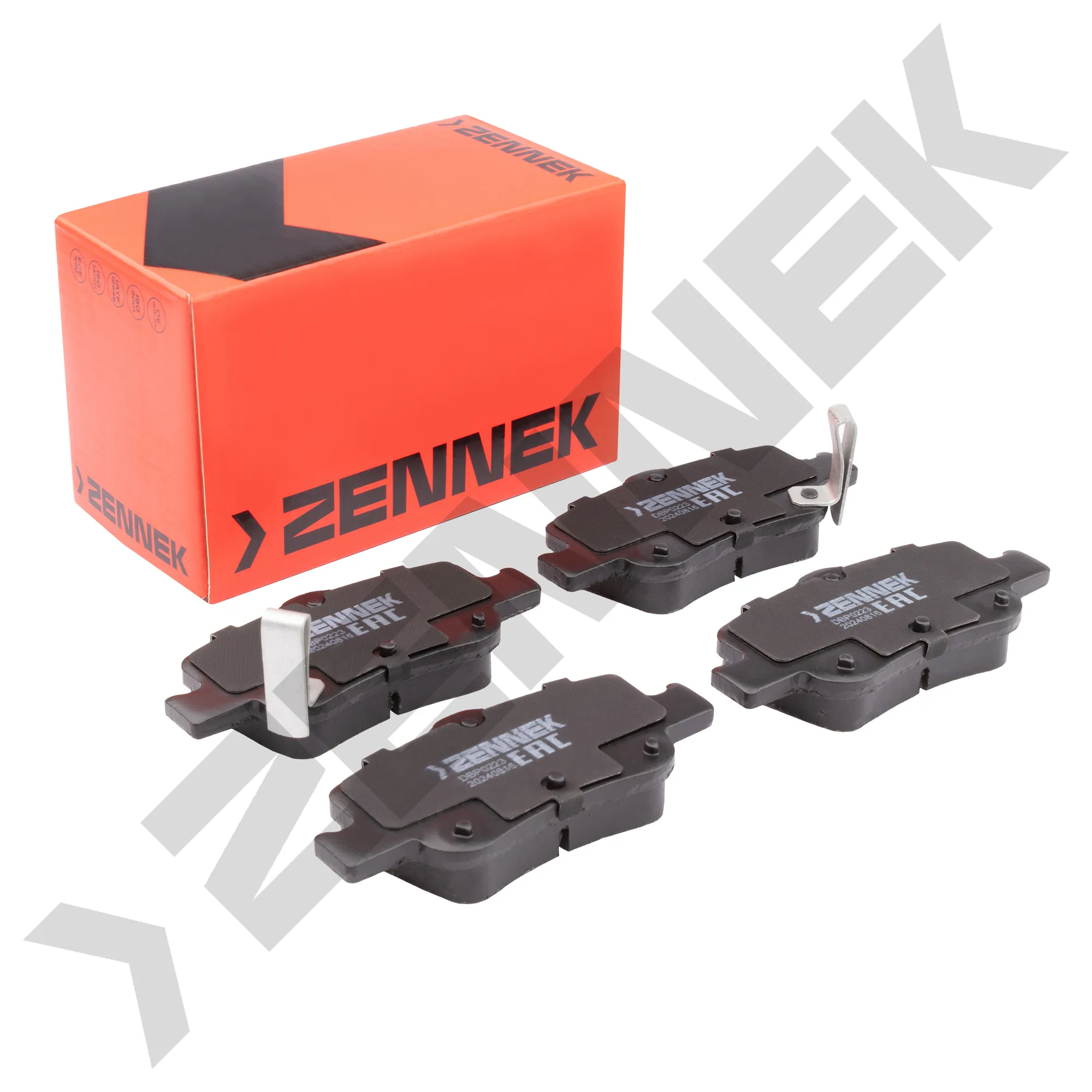 Колодки тормозные дисковые задние TOYOTA AURIS 06-18, COROLLA 06- ZENNEK DBP0223