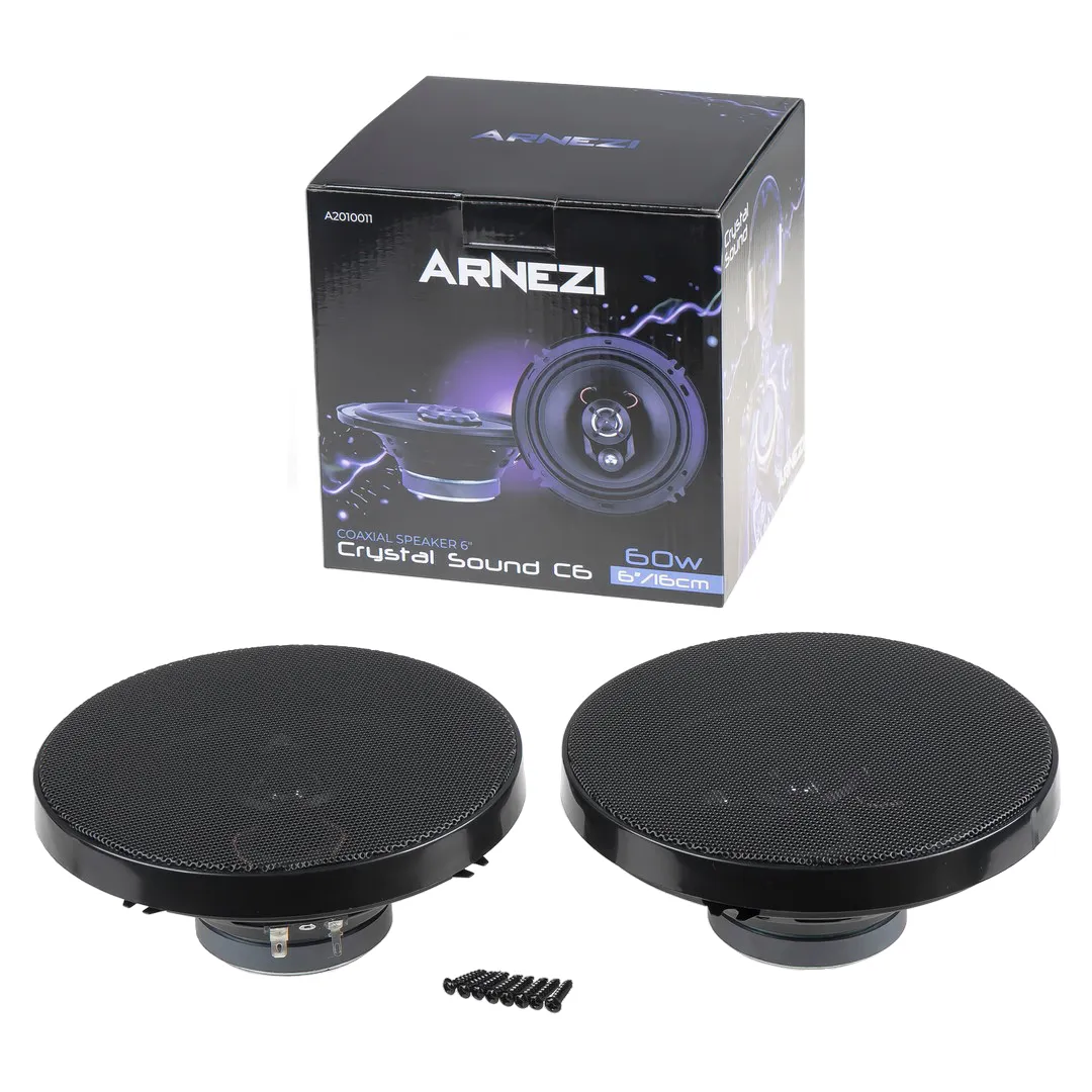 Колонки ARNEZI Sound Wave С6, 16 см 3-х полосные, 2шт / A2010011