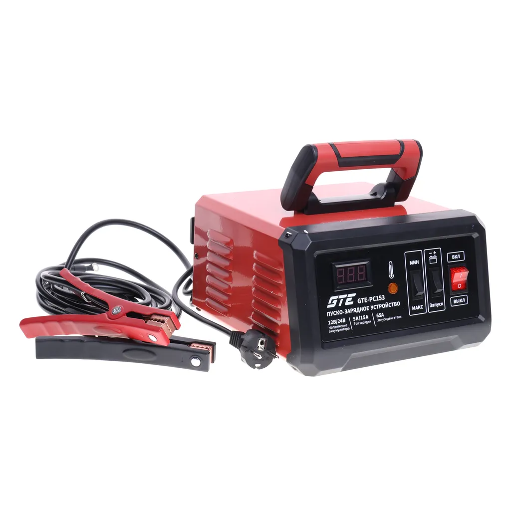 Пуско-зарядное устройство 12В/5А,15А, 24В/5А/15А, 65A GTE GTE-PC153