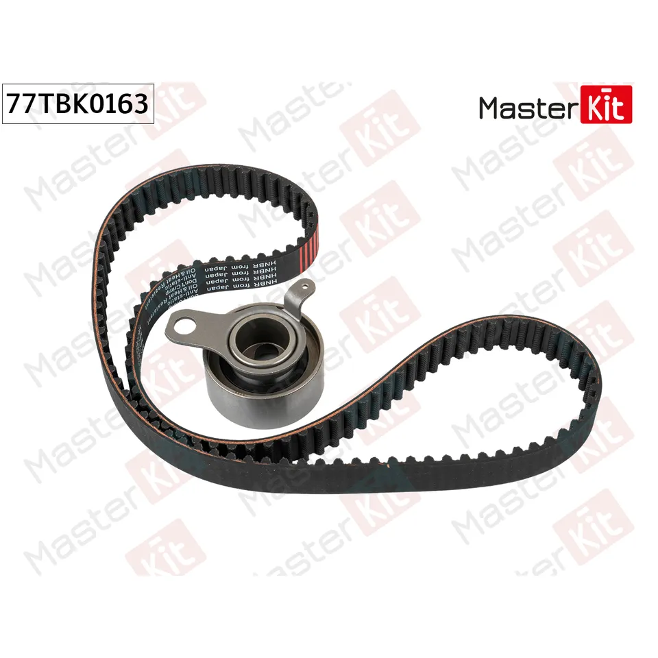 Комплект ремня ГРМ TOYOTA 1.6 92-00 MASTERKIT 77TBK0163