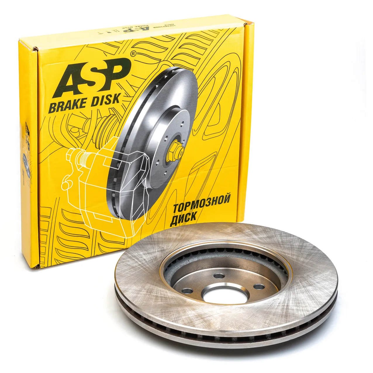 Диск тормозной передний ASP 380207