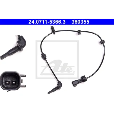 ДАТЧИК ABS OPL ASTRA J 09-AMPERA 11-CHV CRUZEORLANDOVOLT 09- ЗАД LR L574mm