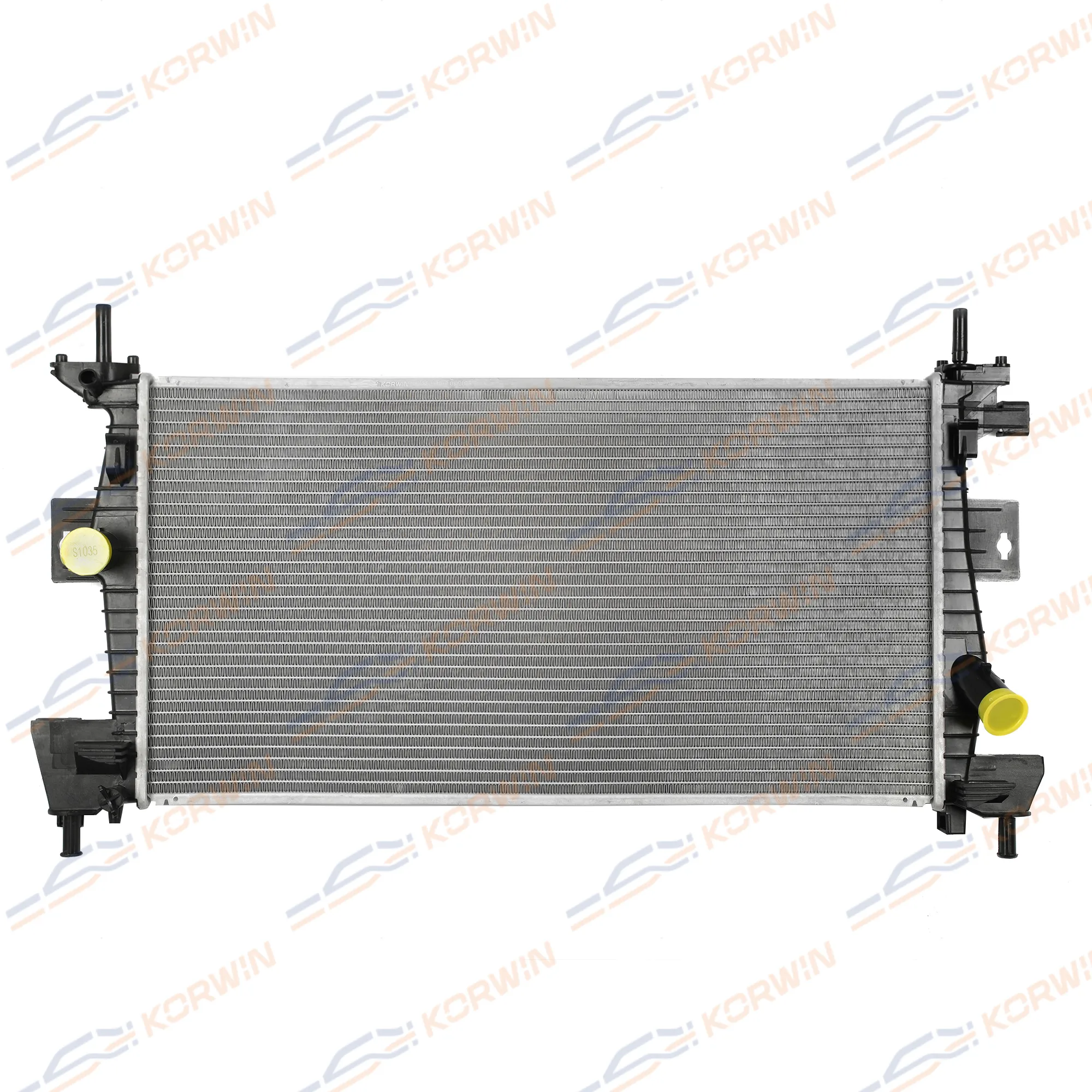 Радиатор охлаждения Ford Focus III/C-Max 1.6/2.0 (11-19) паяный KORWIN KWKB4013
