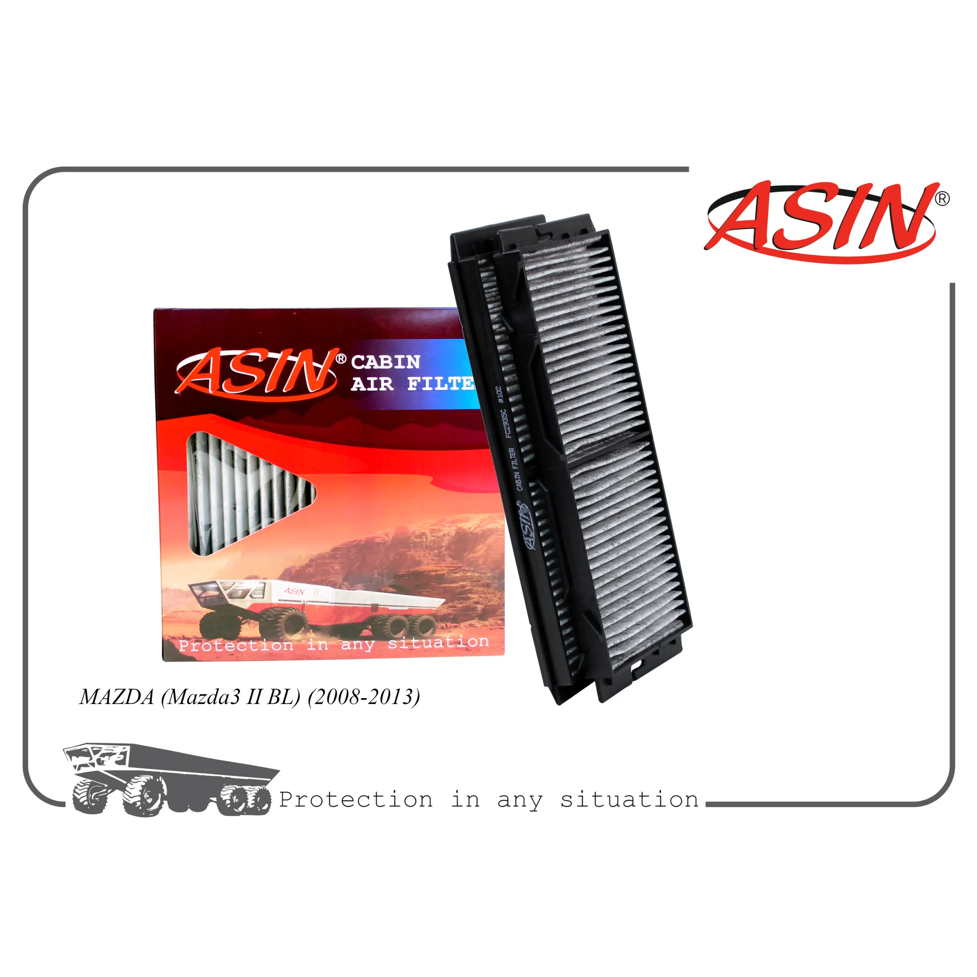 Фильтр салонный BBP2-61-J6X/ASIN.FC2935C (угольный) ASIN ASIN ASIN.FC2935C